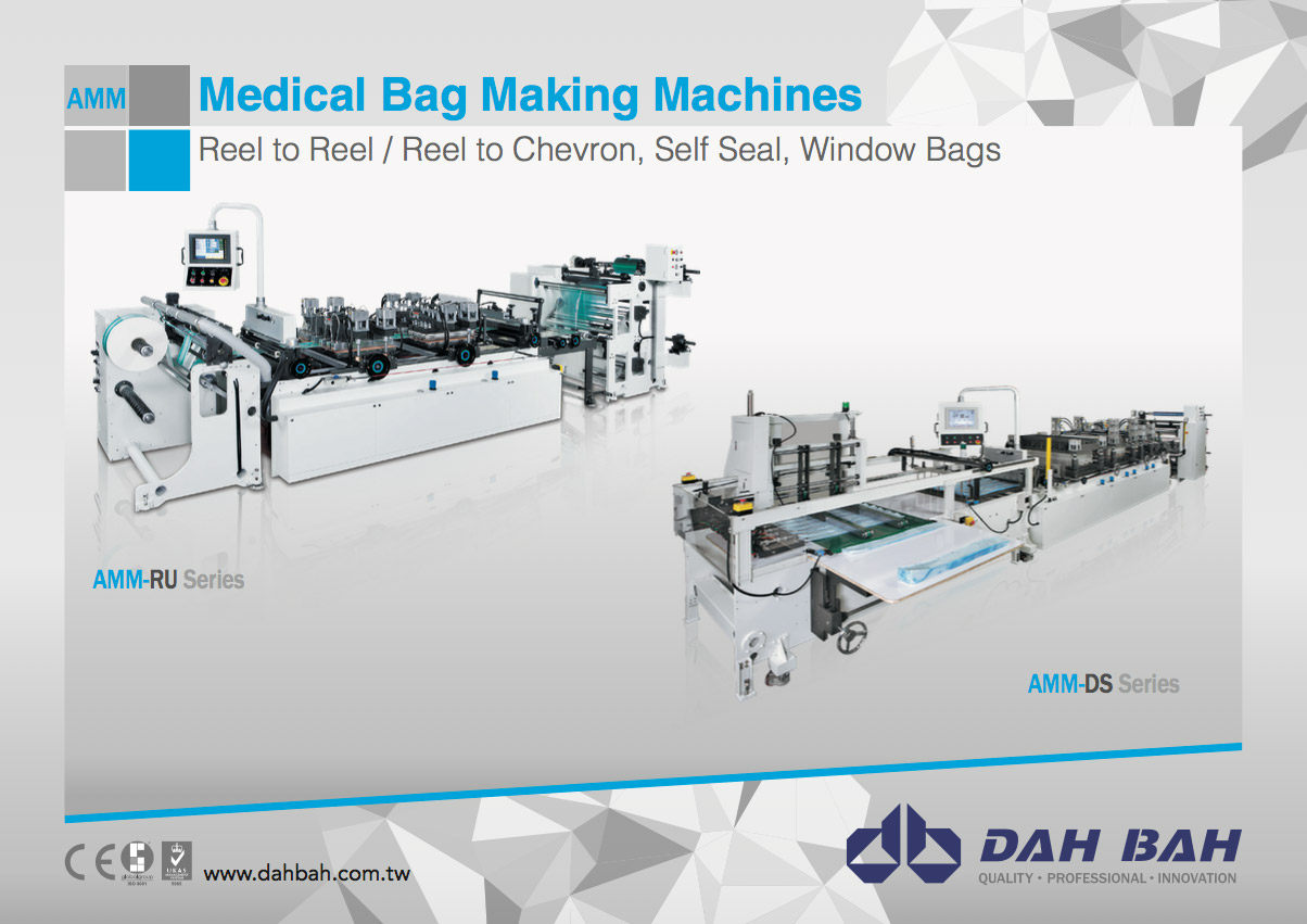 Máquinas para fabricación de bolsas médicas - Serie AMM
