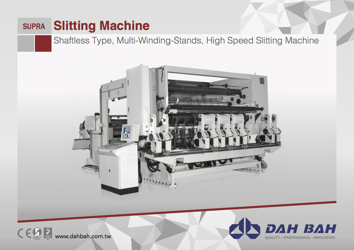 無軸心式, 多軸捲取高速分條機 - Supra系列
